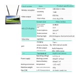Original 9inch 5.8G Monitor LCD Screen 800X480 20Hz--20Khz Stereo Dual for RC Drone Quadcopter